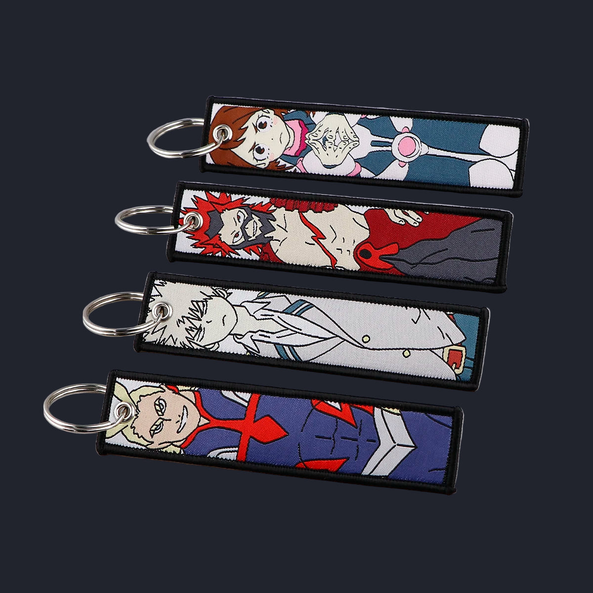 My Hero Academia Embroidered Keychain