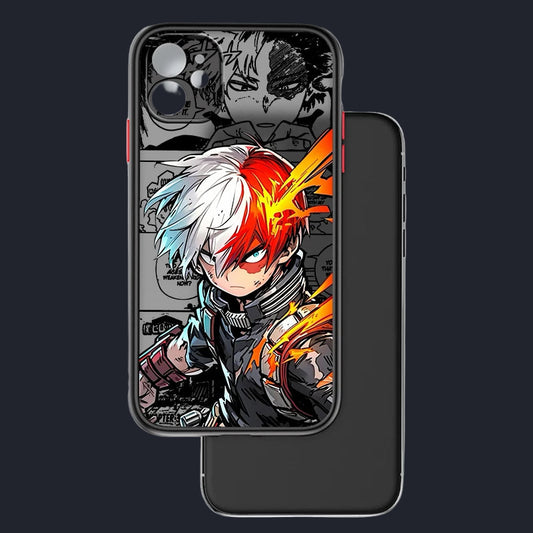My Hero Academia Frosted Translucent Case for iPhone