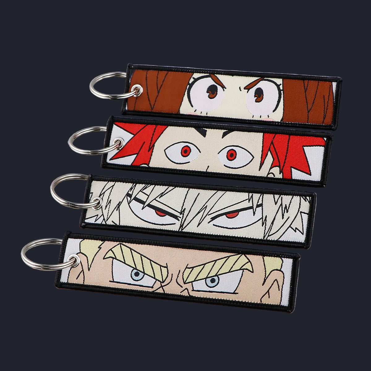 My Hero Academia Embroidered Keychain