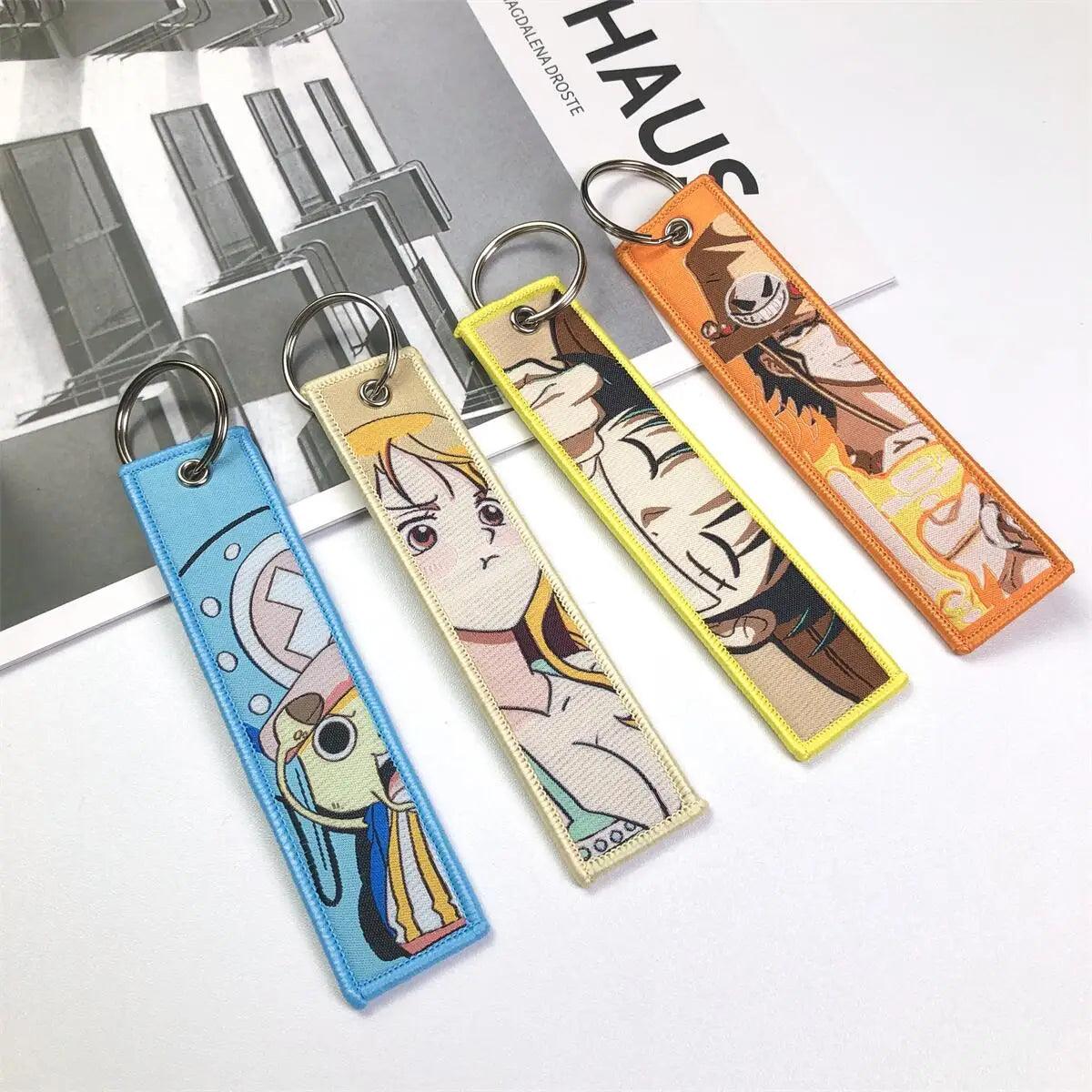 One Piece Embroidered Key Tag