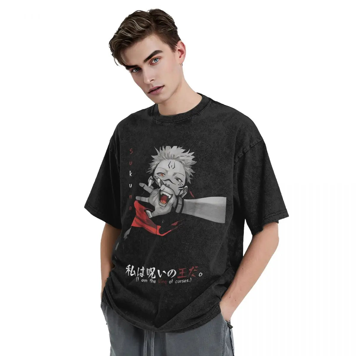 Anime Jujutsu Kaisen Gojo Satoru T-Shirt