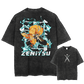 Vintage Black Demon Slayer T-Shirt
