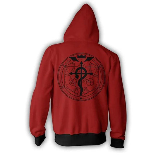 Fullmetal Alchemist Edward Elric Autumn Zipper Hoodie