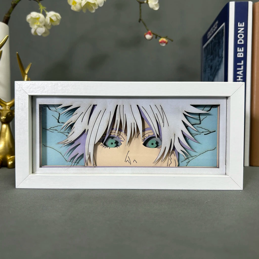 Anime Paper Cut Shadow Box Light