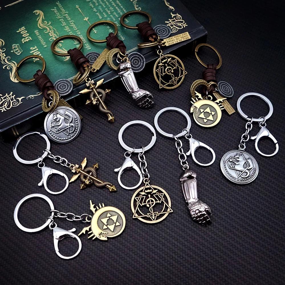 Fullmetal Alchemist Edward Leather Keychain