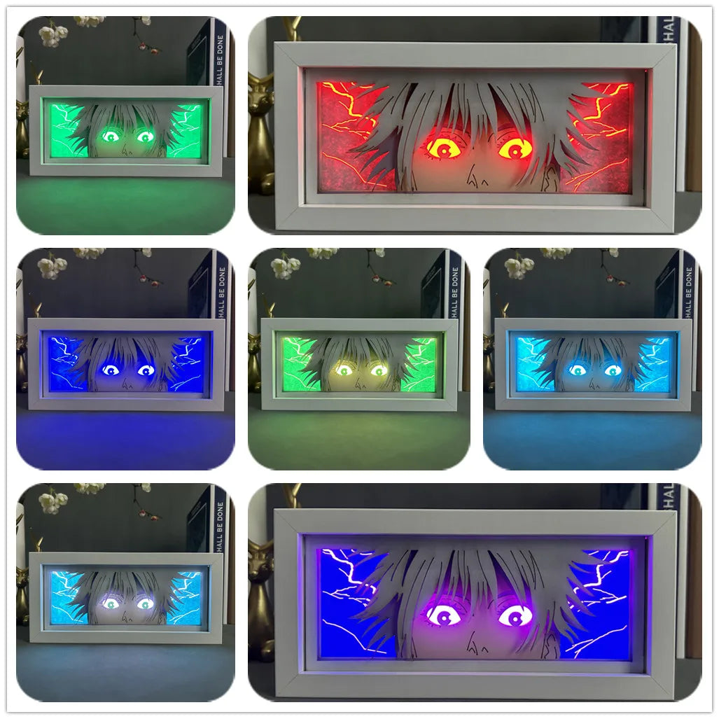 Anime Paper Cut Shadow Box Light