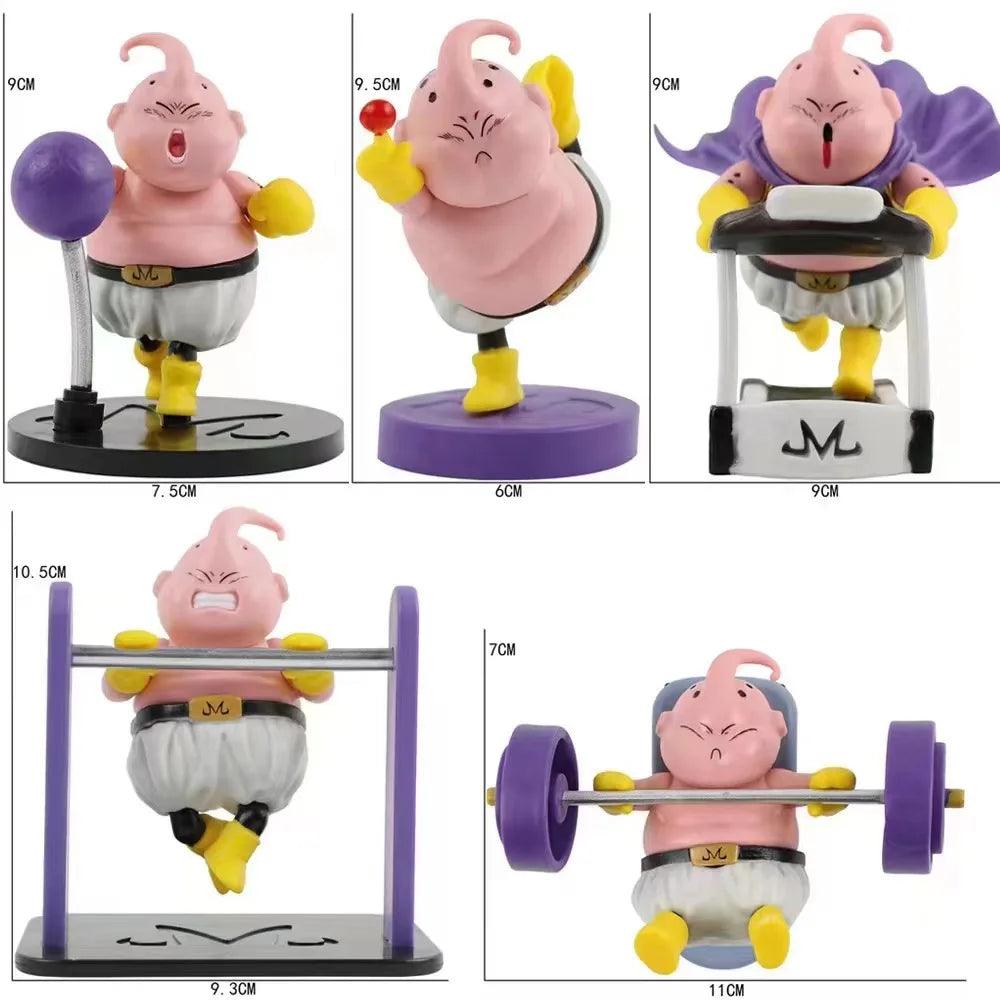 Buu Fitness Action Figure Set