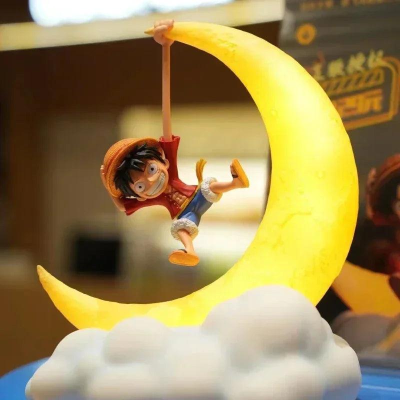 One Piece Luffy Night Light - Magnetic Moon Lamp