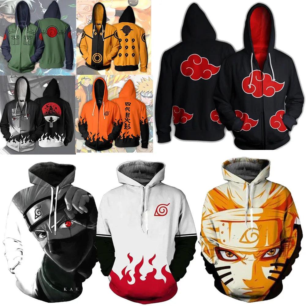 Naruto 3D Printed Hoodie