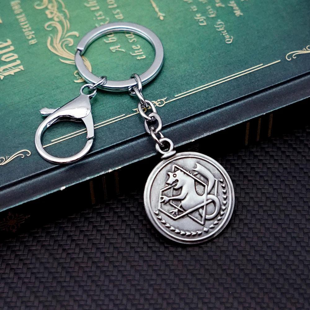 Fullmetal Alchemist Edward Leather Keychain