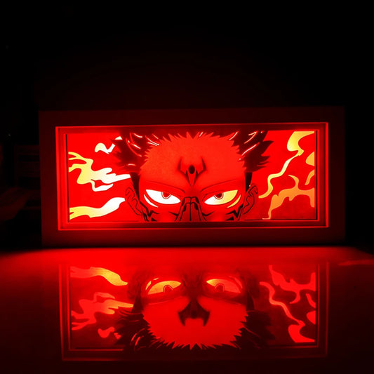 Anime Paper Cut Shadow Box Light