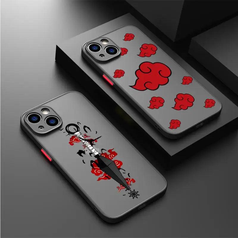 Akatsuki Black Matte iPhone Case