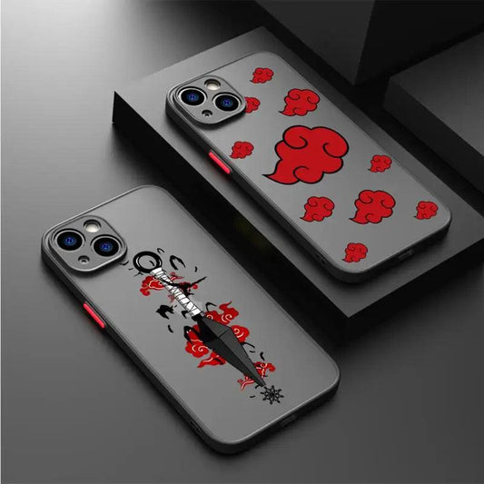 Akatsuki Black Matte iPhone Case