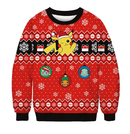 Anime Christmas Pullover Hoodie