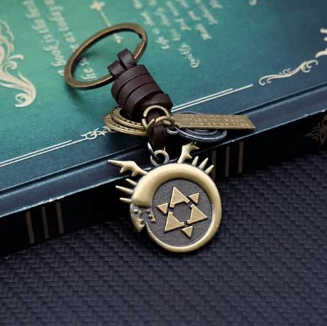 Fullmetal Alchemist Edward Leather Keychain