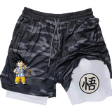 Goku Anime Running Shorts