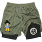 Goku Anime Running Shorts