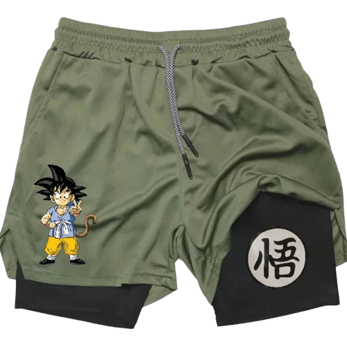 Goku Anime Running Shorts