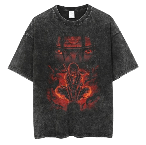 Vintage Black Naruto T-Shirt