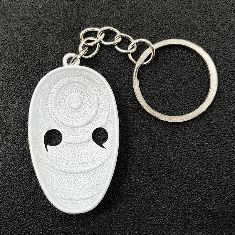 Naruto White Mask Metal Keychain