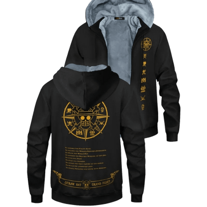 One Piece Zipper Hoodie