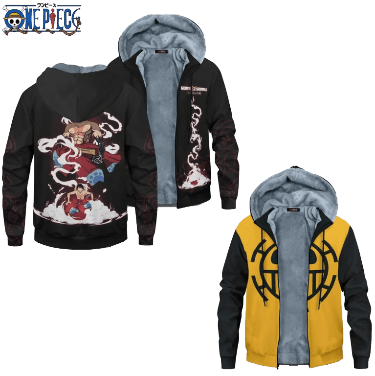 One Piece Zipper Hoodie