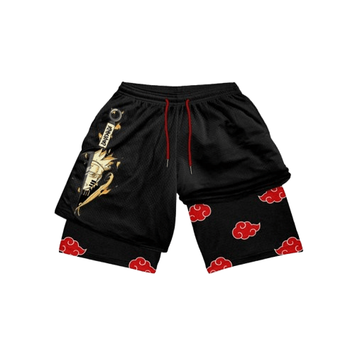 Naruto Anime Gym Shorts