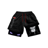 Naruto Anime Gym Shorts